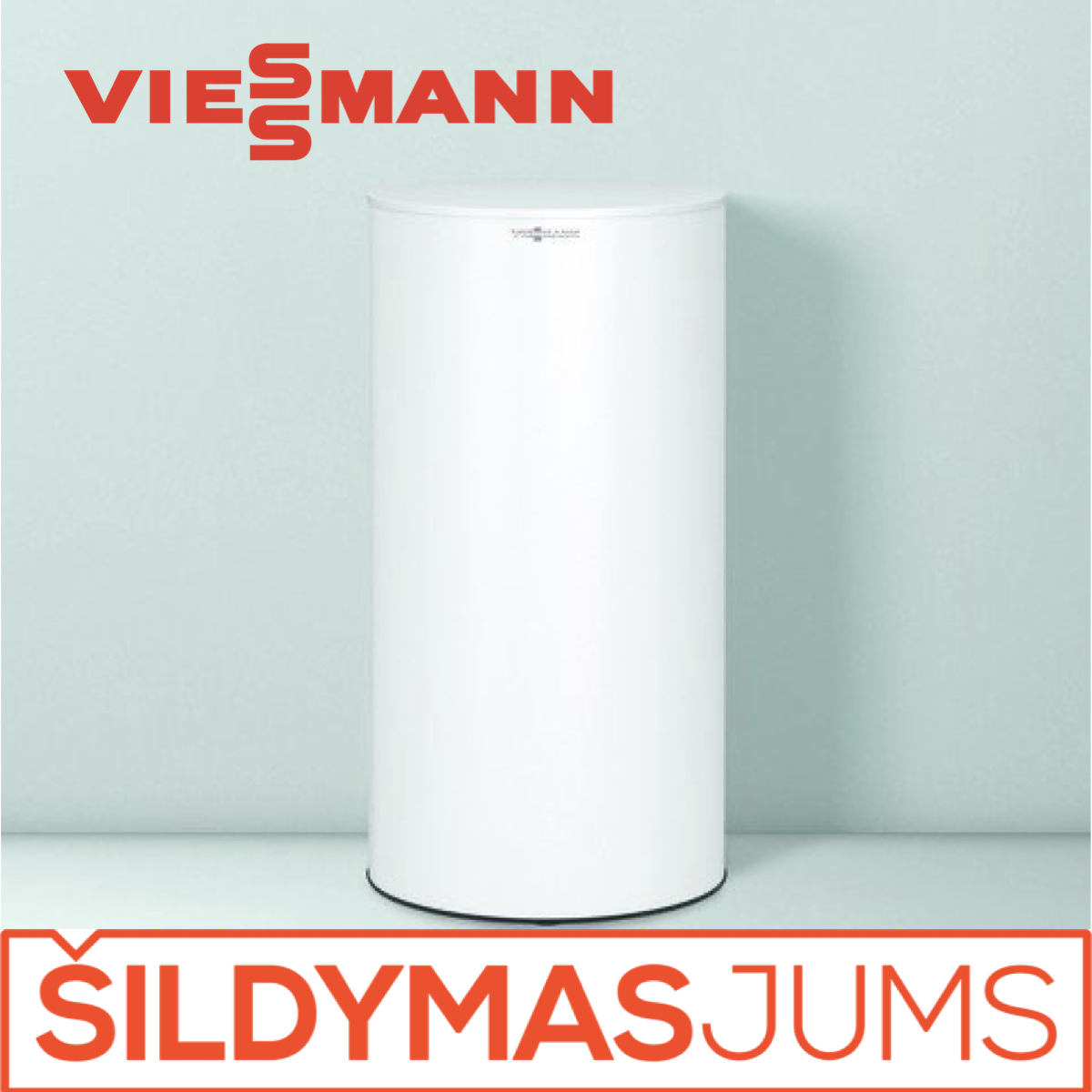 Vandens šildytuvas Viessmann Vitocell 100-V, tipas CVAB-A 200 litrų, Z018468 Vandens šildytuvas Viessmann Vitocell 100-V, tipas CVAB-A 200 litrų, Z018468